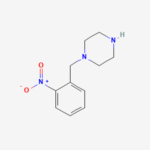 molecular formula C11H15N3O2 B3164459 1-(2-Nitro-benzyl)-piperazine CAS No. 89292-83-1