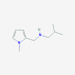 molecular formula C10H18N2 B3164485 [(1-甲基-1H-吡咯-2-基)甲基](2-甲基丙基)胺 CAS No. 893572-97-9