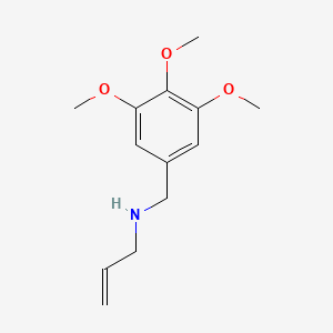 molecular formula C13H19NO3 B3164555 (Prop-2-en-1-yl)[(3,4,5-trimethoxyphenyl)methyl]amine CAS No. 893575-06-9