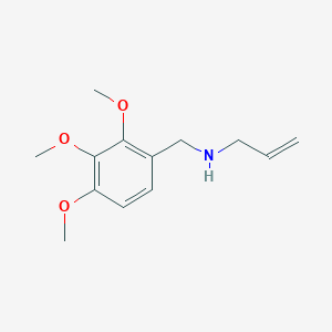molecular formula C13H19NO3 B3164565 [(丙-2-烯-1-基)[(2,3,4-三甲氧基苯基)甲基]胺 CAS No. 893575-14-9