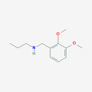 molecular formula C12H19NO2 B3164573 [(2,3-Dimethoxyphenyl)methyl](propyl)amine CAS No. 893582-80-4