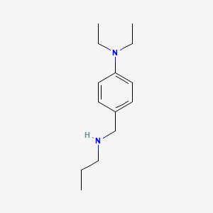 molecular formula C14H24N2 B3164581 N,N-二乙基-4-[(丙氨基)甲基]苯胺 CAS No. 893586-91-9