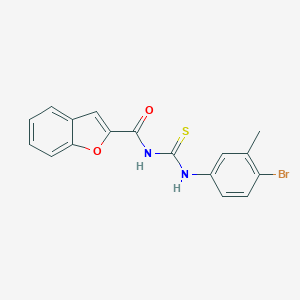 N-[(4-bromo-3-methylphenyl)carbamothioyl]-1-benzofuran-2-carboxamide