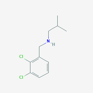 molecular formula C11H15Cl2N B3164591 [(2,3-Dichlorophenyl)methyl](2-methylpropyl)amine CAS No. 893589-69-0