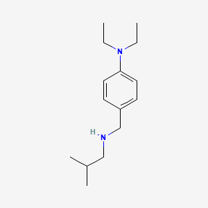 N,N-Diethyl-4-{[(2-methylpropyl)amino]methyl}aniline