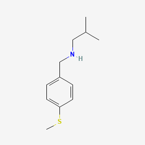 molecular formula C12H19NS B3164604 ({[4-(甲硫基)苯基]甲基})(2-甲基丙基)胺 CAS No. 893589-89-4