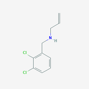 molecular formula C10H11Cl2N B3164617 [(2,3-Dichlorophenyl)methyl](prop-2-en-1-yl)amine CAS No. 893591-59-8