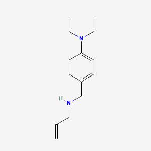 molecular formula C14H22N2 B3164625 N,N-Diethyl-4-{[(prop-2-en-1-yl)amino]methyl}aniline CAS No. 893591-64-5