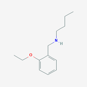molecular formula C13H21NO B3164645 Butyl[(2-ethoxyphenyl)methyl]amine CAS No. 893611-85-3