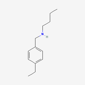 molecular formula C13H21N B3164659 丁基[(4-乙基苯基)甲基]胺 CAS No. 893615-20-8