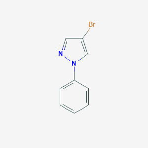 molecular formula C9H7BrN2 B031647 4-溴-1-苯基-1H-吡唑 CAS No. 15115-52-3
