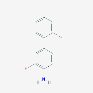 molecular formula C13H12FN B3164807 3-Fluoro-2'-methyl[1,1'-biphenyl]-4-amine CAS No. 893735-65-4