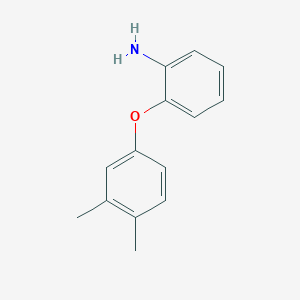 molecular formula C14H15NO B3164920 2-(3,4-Dimethylphenoxy)aniline CAS No. 893754-03-5