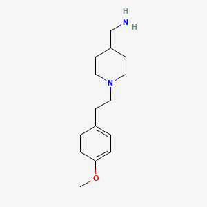 B3164933 {1-[2-(4-Methoxyphenyl)ethyl]piperidin-4-yl}methylamine CAS No. 893755-01-6