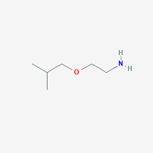 molecular formula C6H15NO B3165037 2-(2-Methylpropoxy)ethan-1-amine CAS No. 89585-16-0