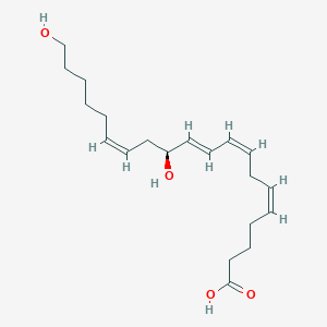 molecular formula C20H32O4 B3165055 12(S),20-diHETE CAS No. 89614-44-8