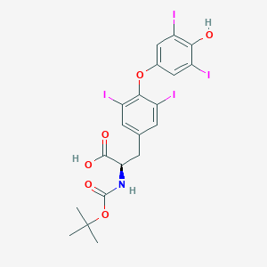 molecular formula C20H19I4NO6 B3165063 Boc-d-thyroxine CAS No. 89624-64-6