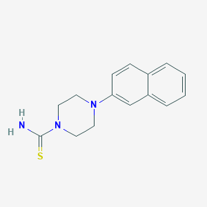 molecular formula C15H17N3S B3165116 4-Naphthalen-2-ylpiperazine-1-carbothioamide CAS No. 896521-89-4