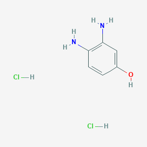 molecular formula C6H10Cl2N2O B3165155 3,4-Diaminophenol dihydrochloride CAS No. 89691-81-6