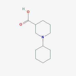 molecular formula C12H21NO2 B3165171 1-环己基哌啶-3-羧酸 CAS No. 897094-37-0