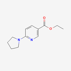 molecular formula C12H16N2O2 B3165174 Ethyl 6-(pyrrolidin-1-yl)nicotinate CAS No. 897399-74-5