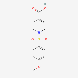 1-[(4-Methoxyphenyl)sulfonyl]-1,2,3,6-tetrahydropyridine-4-carboxylic acid