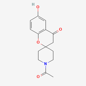 1'-Acetyl-6-hydroxyspiro[chroman-2,4'-piperidin]-4-one