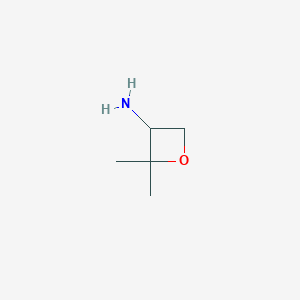 molecular formula C5H11NO B3165260 2,2-Dimethyloxetan-3-amine CAS No. 89783-06-2