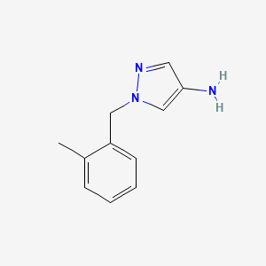 molecular formula C11H13N3 B3165268 1-(2-甲基苄基)-1H-吡唑-4-胺 CAS No. 898055-82-8