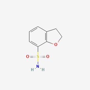 molecular formula C8H9NO3S B3165281 2,3-Dihydro-7-sulfamoyl-benzo[b]furan CAS No. 89819-27-2