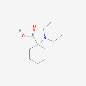 molecular formula C11H21NO2 B3165301 1-(Diethylamino)cyclohexanecarboxylic acid CAS No. 898377-59-8