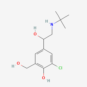 molecular formula C13H20ClNO3 B3165318 Chloroalbuterol CAS No. 898542-81-9