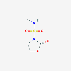 molecular formula C4H8N2O4S B3165364 N-Methyl-2-oxo-1,3-oxazolidine-3-sulfonaMide CAS No. 898798-37-3