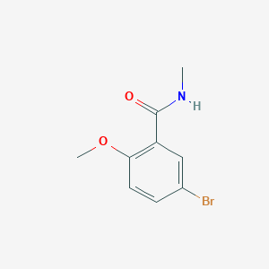 molecular formula C9H10BrNO2 B3165409 5-bromo-2-methoxy-N-methylbenzamide CAS No. 899143-67-0