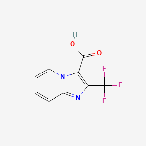 5-Methyl-2-(trifluoromethyl)imidazo[1,2-a]pyridine-3-carboxylic acid