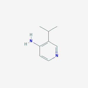 molecular formula C8H12N2 B3165623 3-异丙基吡啶-4-胺 CAS No. 90196-88-6