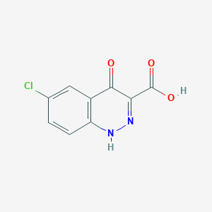 molecular formula C9H5ClN2O3 B3165661 6-Chloro-4-oxo-1,4-dihydrocinnoline-3-carboxylic acid CAS No. 90272-08-5