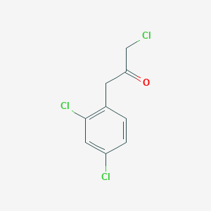 molecular formula C9H7Cl3O B3165663 1-Chloro-3-(2,4-dichlorophenyl)propan-2-one CAS No. 90273-68-0