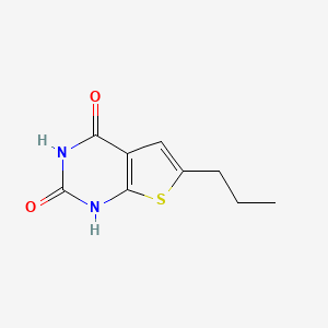 molecular formula C9H10N2O2S B3165665 6-Propylthieno[2,3-d]pyrimidine-2,4(1h,3h)-dione CAS No. 902765-59-7