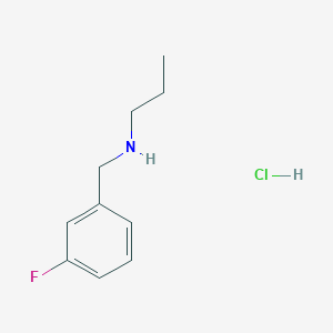 molecular formula C10H15ClFN B3165826 [(3-Fluorophenyl)Methyl](Propyl)Amine Hydrochloride CAS No. 90389-42-7