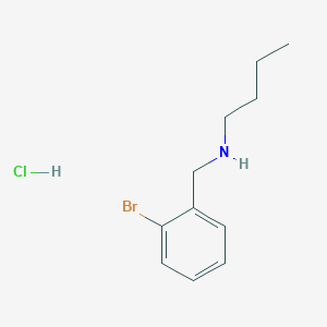 molecular formula C11H17BrClN B3165842 [(2-Bromophenyl)Methyl](Butyl)Amine Hydrochloride CAS No. 90389-55-2