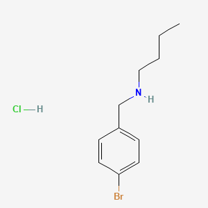 molecular formula C11H17BrClN B3165854 N-(4-溴苄基)-1-丁胺盐酸盐 CAS No. 90389-57-4