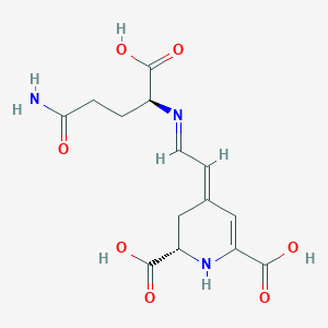 molecular formula C14H17N3O7 B3165861 Vulgaxanthin-I CAS No. 904-62-1