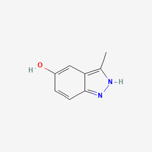 molecular formula C8H8N2O B3165865 3-甲基-1H-吲唑-5-醇 CAS No. 904086-08-4