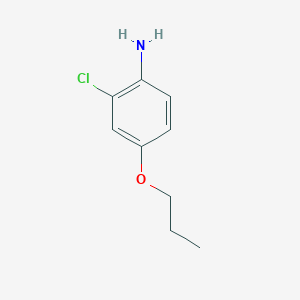 molecular formula C9H12ClNO B3165870 2-Chloro-4-propoxyaniline CAS No. 90415-73-9