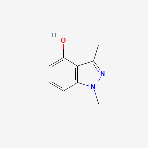 molecular formula C9H10N2O B3165872 1,3-Dimethyl-1H-indazol-4-ol CAS No. 904315-29-3