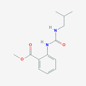 molecular formula C13H18N2O3 B3165885 Methyl 2-(3-isobutylureido)benzoate CAS No. 904410-33-9