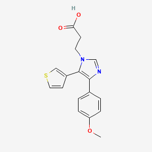 molecular formula C17H16N2O3S B3165935 a-Tosyl-(3-bromobenzyl) isocyanide CAS No. 904816-77-9