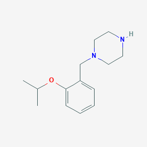 molecular formula C14H22N2O B3166014 1-(2-Isopropoxybenzyl)piperazine CAS No. 906088-71-9