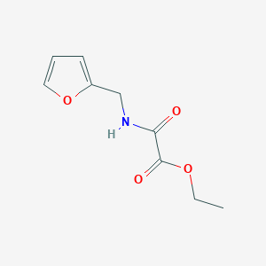 molecular formula C9H11NO4 B3166027 Ethyl 2-((furan-2-ylmethyl)amino)-2-oxoacetate CAS No. 90610-52-9